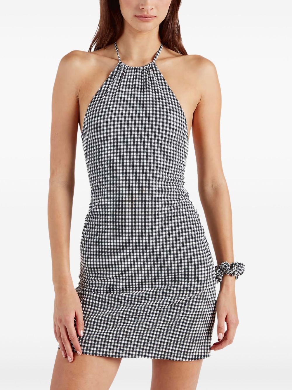 halterneck mini dress - 2
