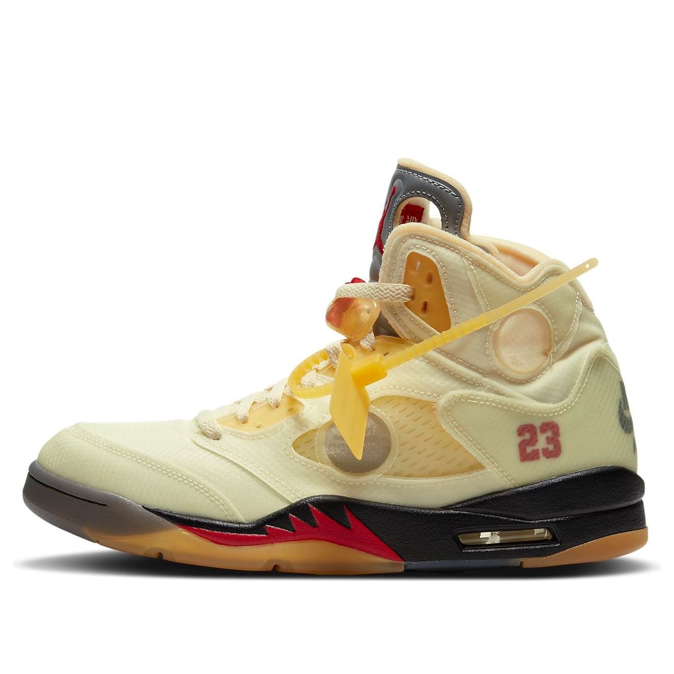 Off-White x Air Jordan 5 SP 'Sail' DH8565-100 - 1