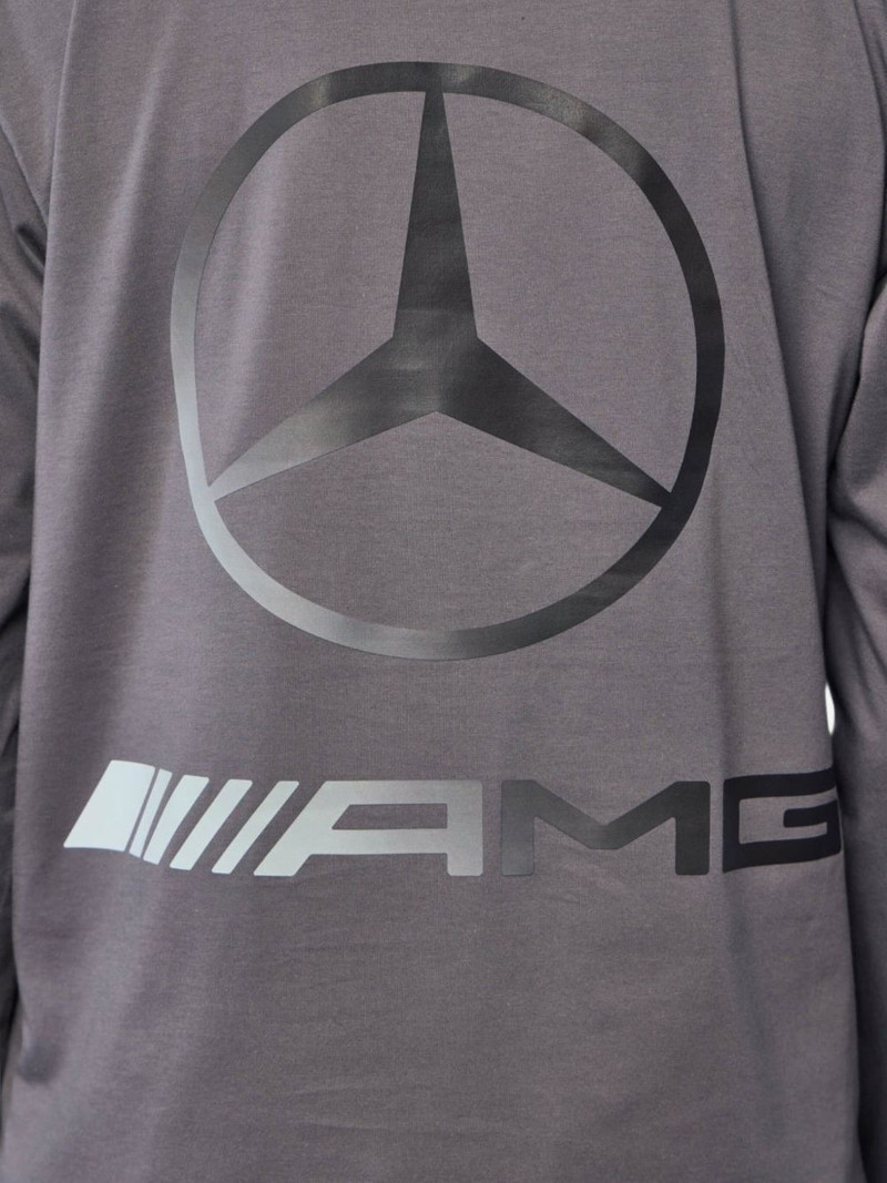 x Mercedes Chaos long-sleeve graphic-print T-shirt 5