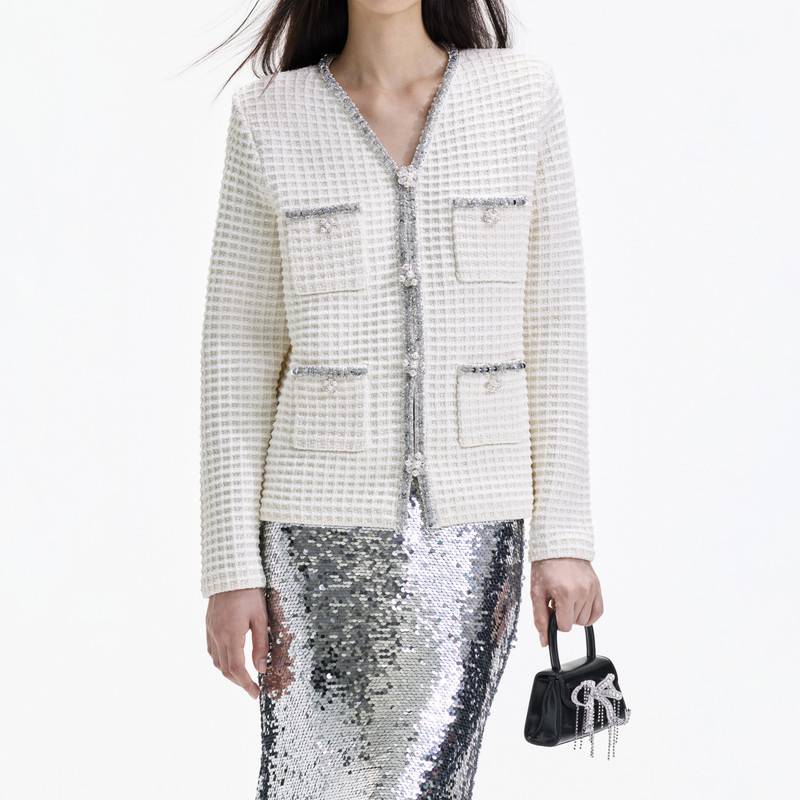 Cream Knit Cardigan 4