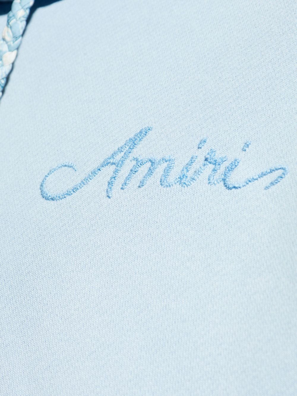 embroidered-logo hoodie - 5