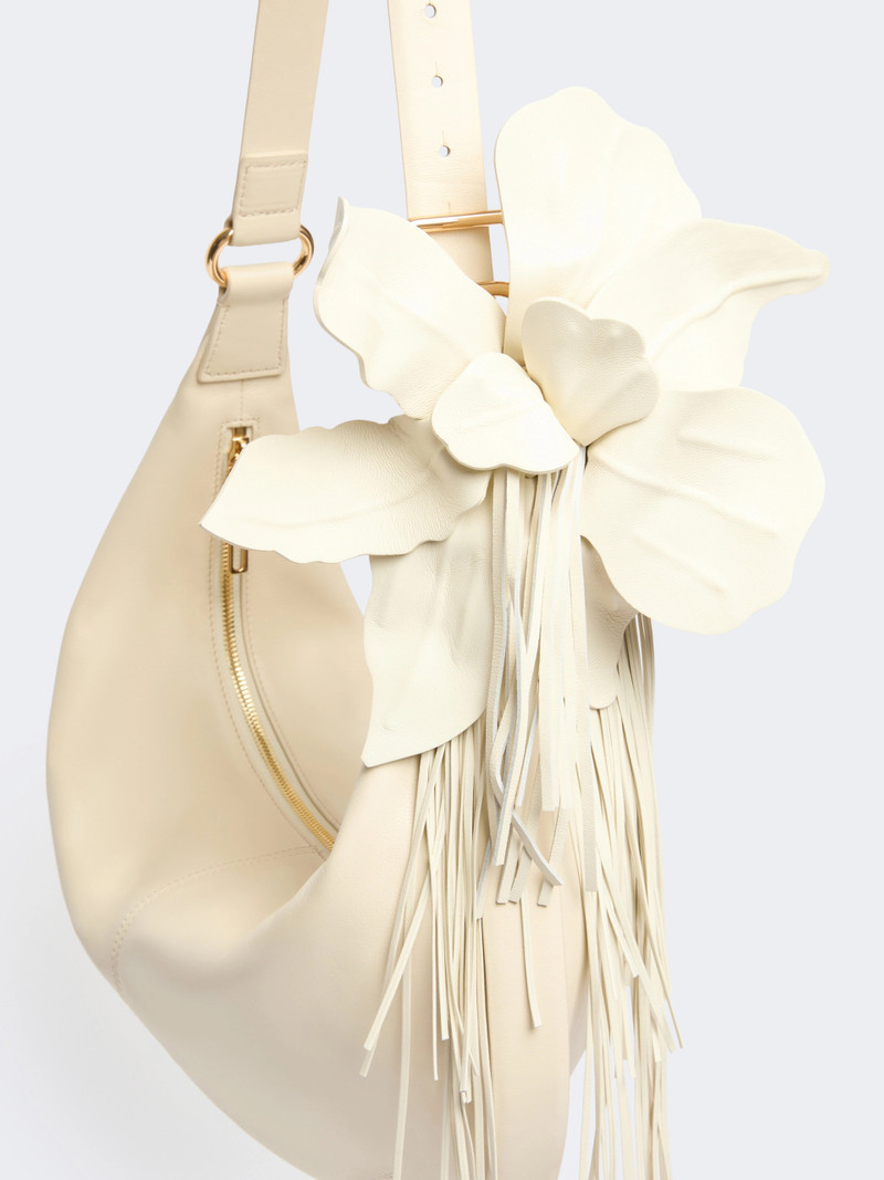 BRUNO Nappa leather hobo bag - VANILLA 3