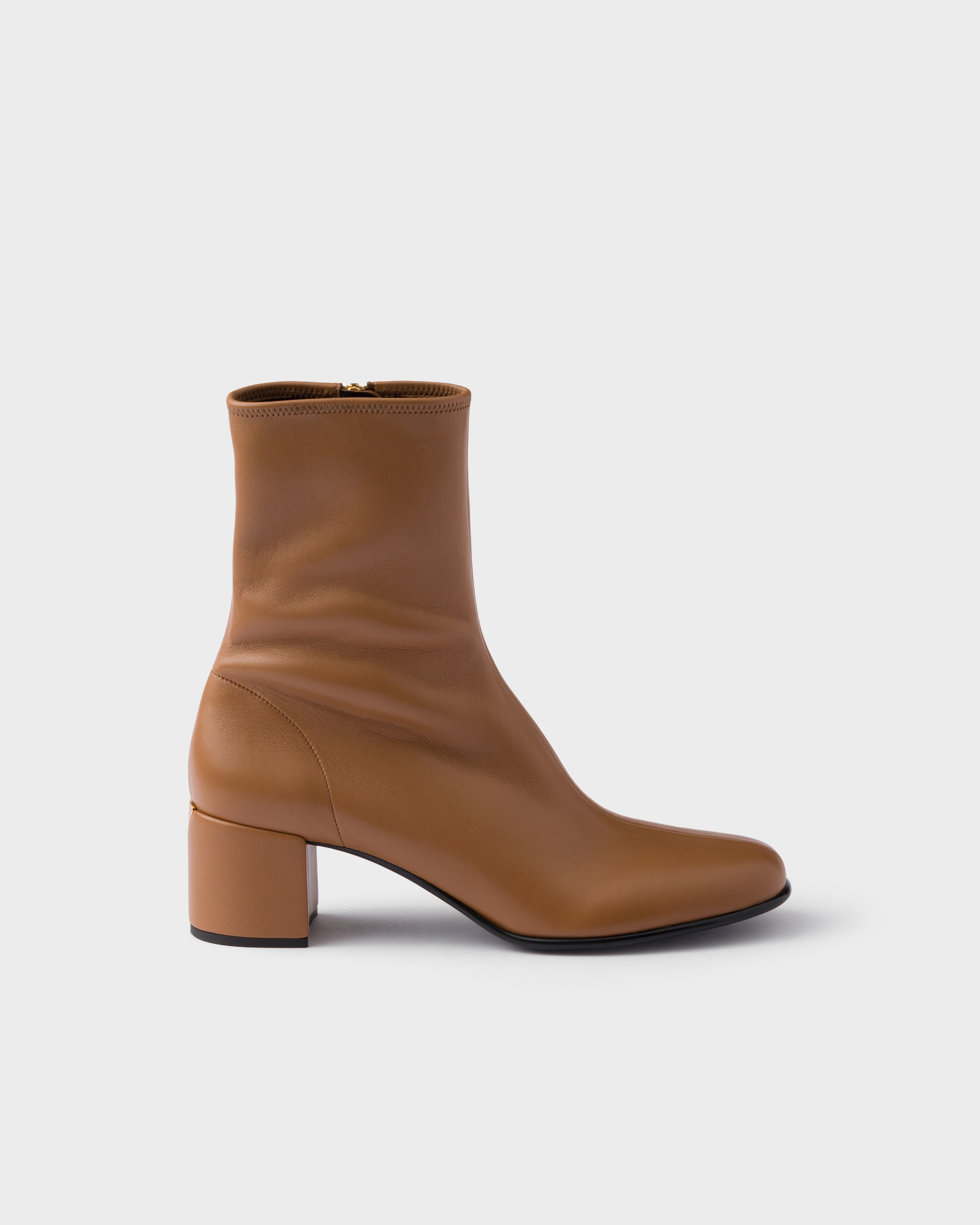 Stretch nappa leather booties - 2