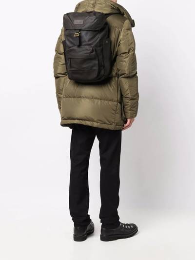 Barbour logo-patch backpack outlook