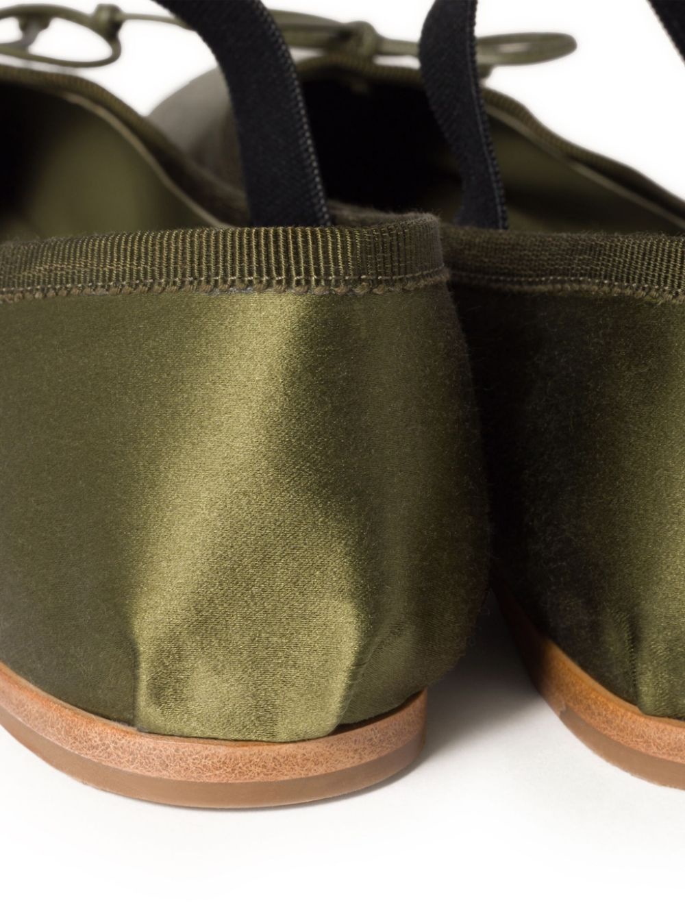 satin ballerina shoes - 4