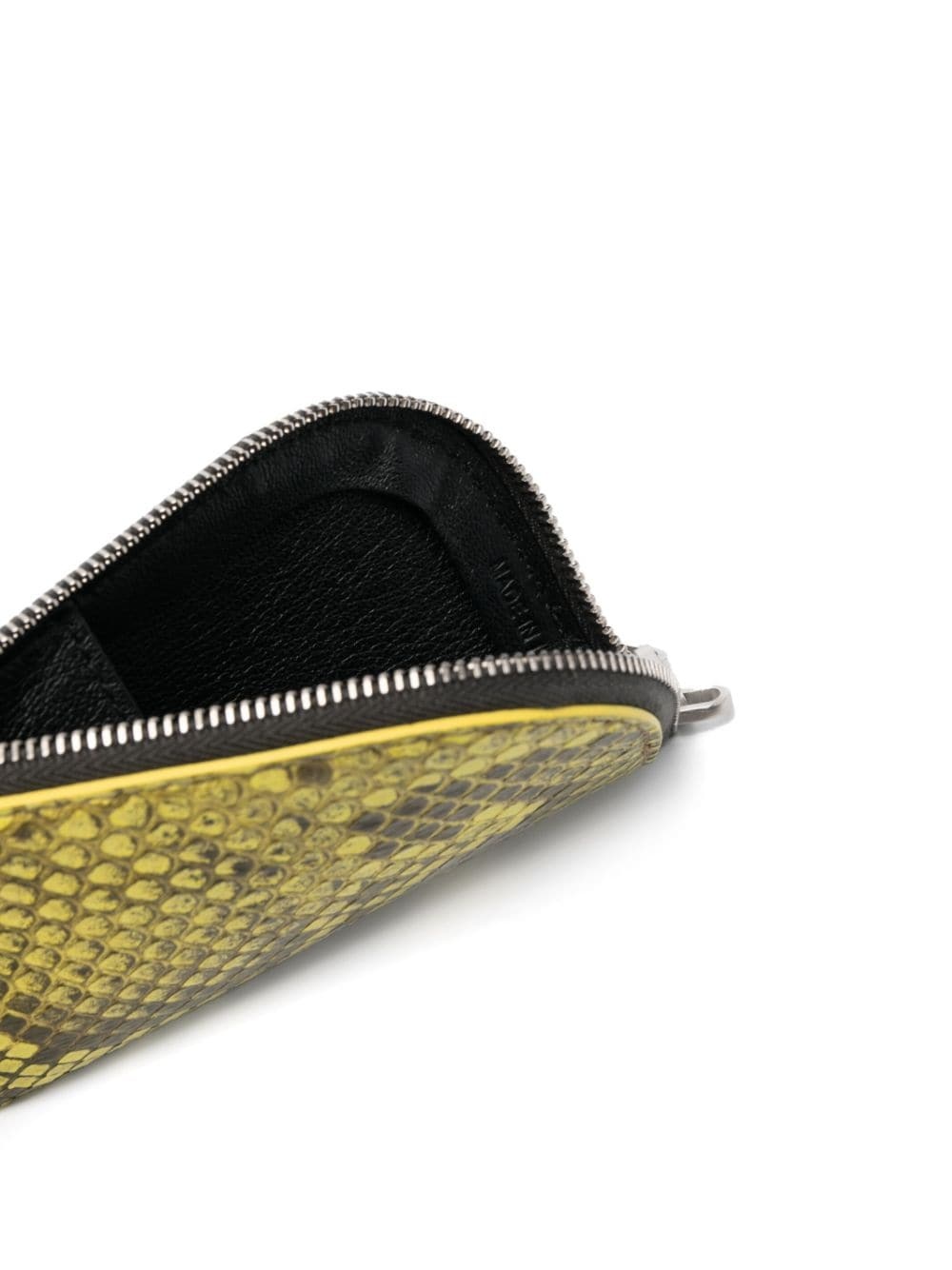 zip-around snakeskin wallet - 3