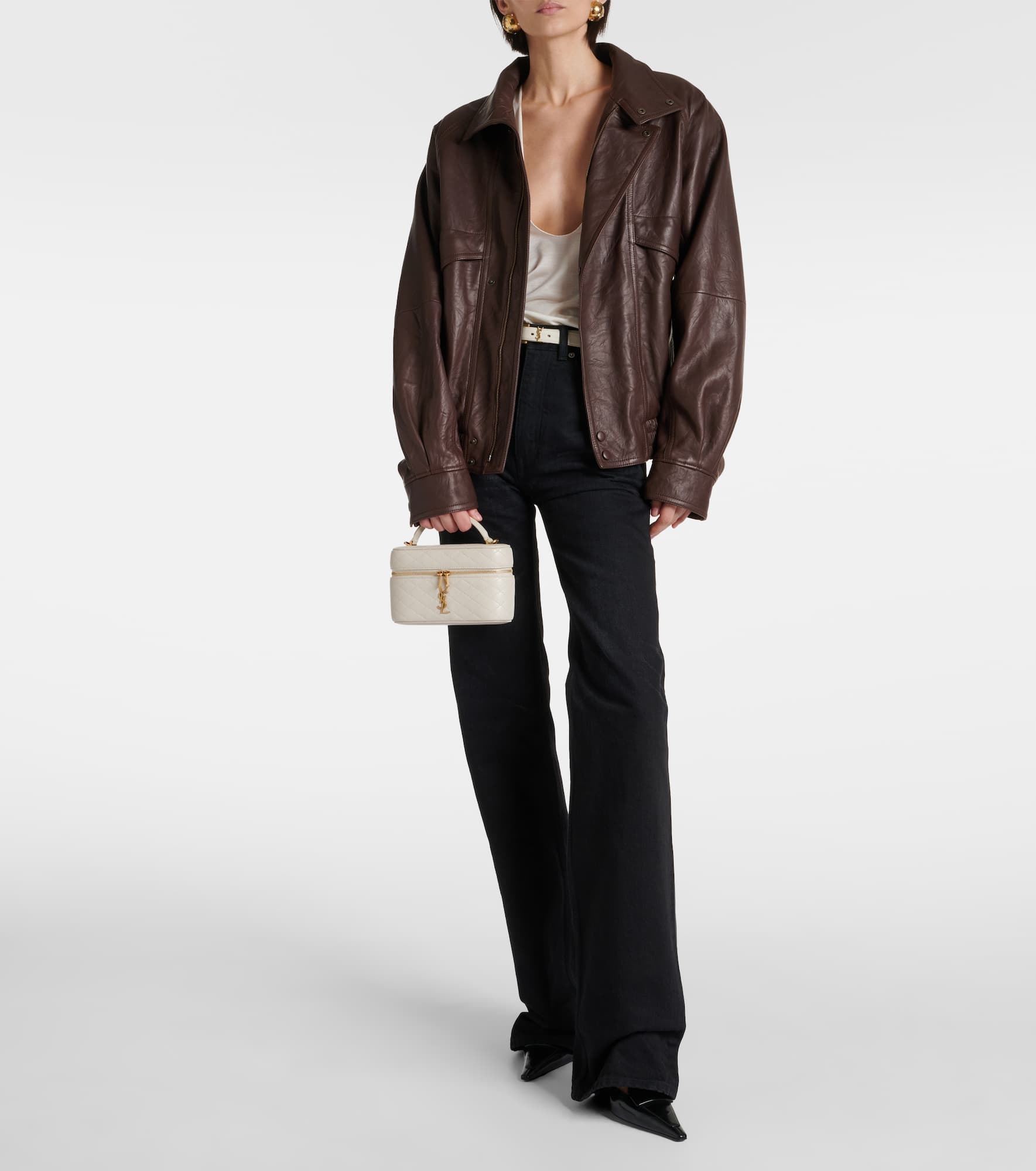 Gaby Mini leather crossbody bag - 5