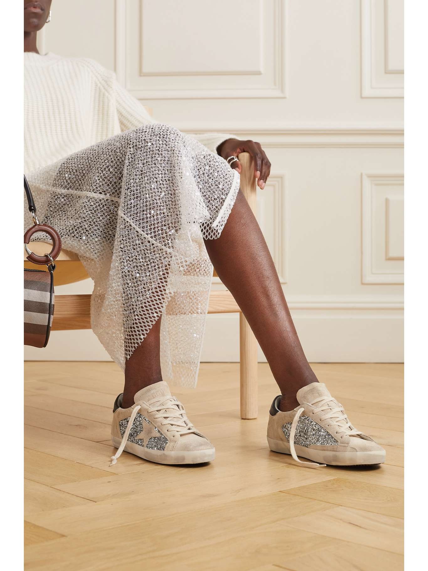 スニーカー Golden  Super Star Soft Suede Sneakers Golden Goose Suede Super-Star Sneakers | Harrods US