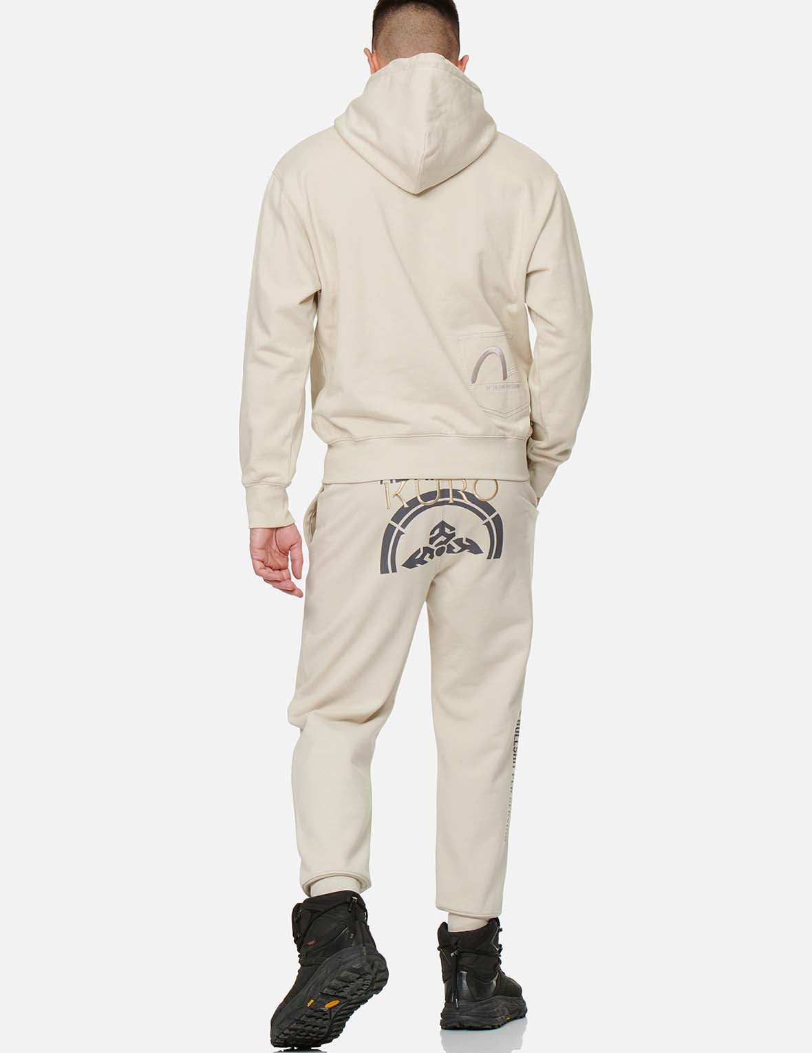 Two-tone Logo Embroidered Hoodie - 4