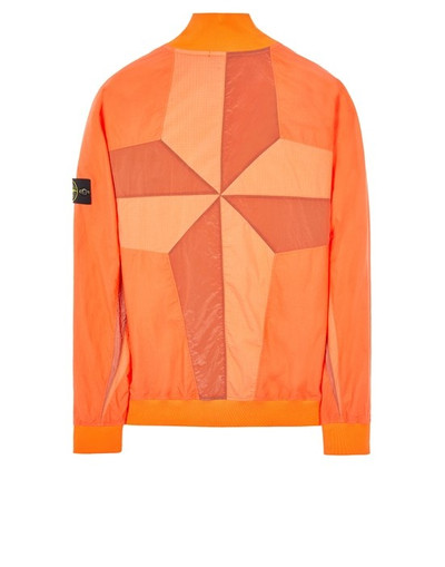 Stone Island 60354 COTTON NYLON RIPSTOP_STAR INLAY_GARMENT DYED ORANGE outlook