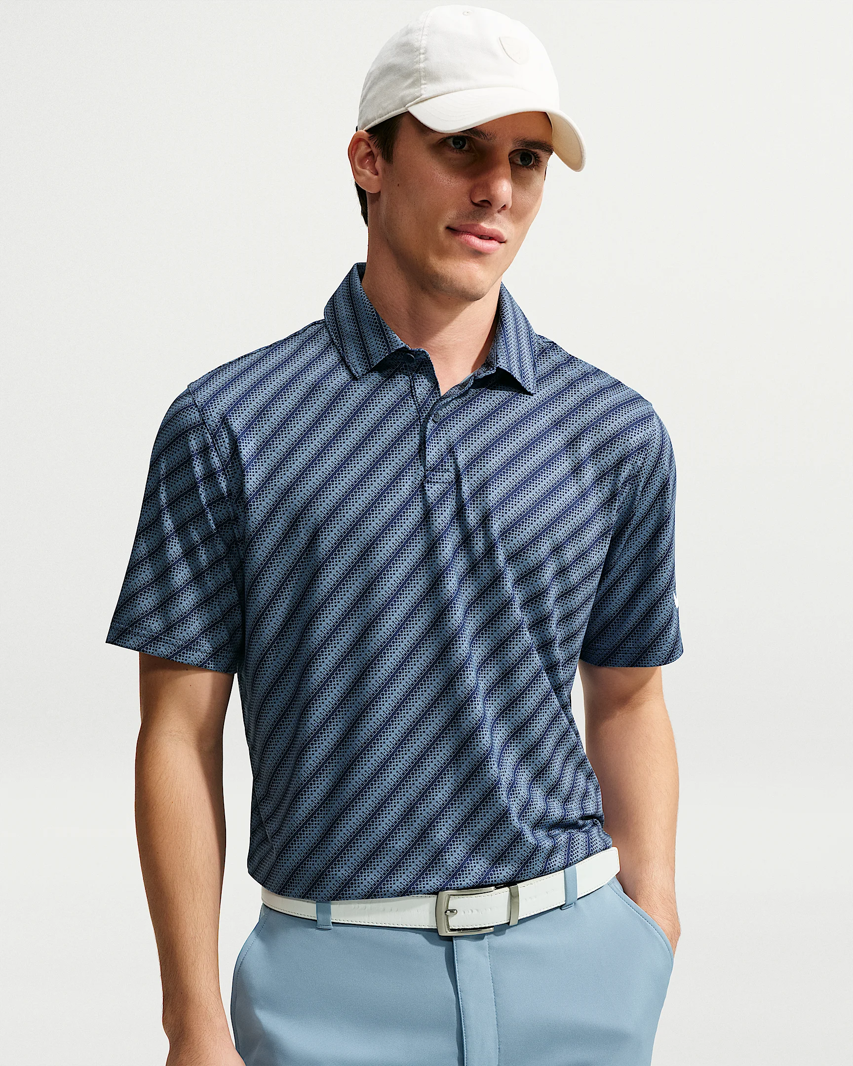 Nike Velocity Men's Dri-FIT Striped Golf Polo - 1