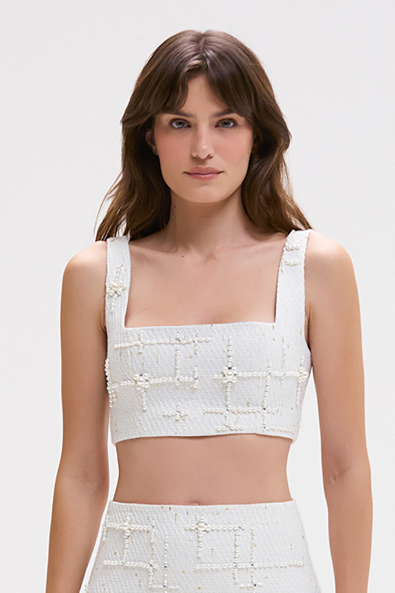 PEARL TWEED TOP 1