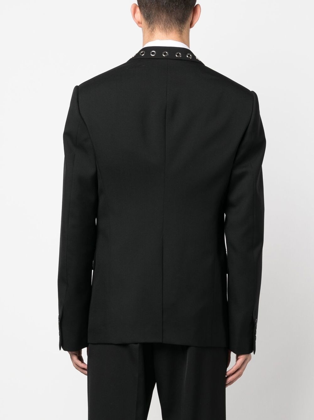 eyelet-detail blazer - 4