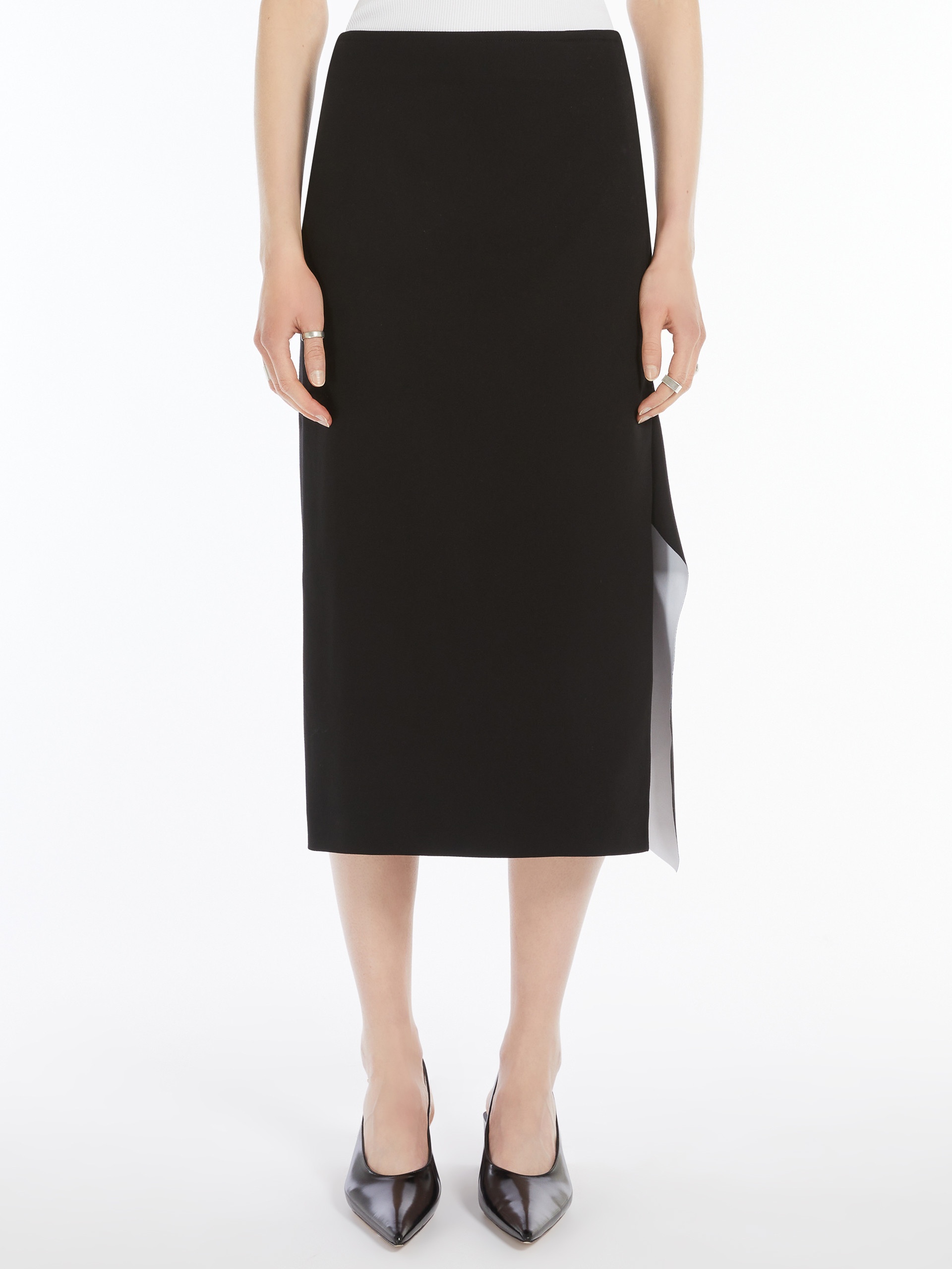 CORONE Stretch-cotton midi skirt - 3