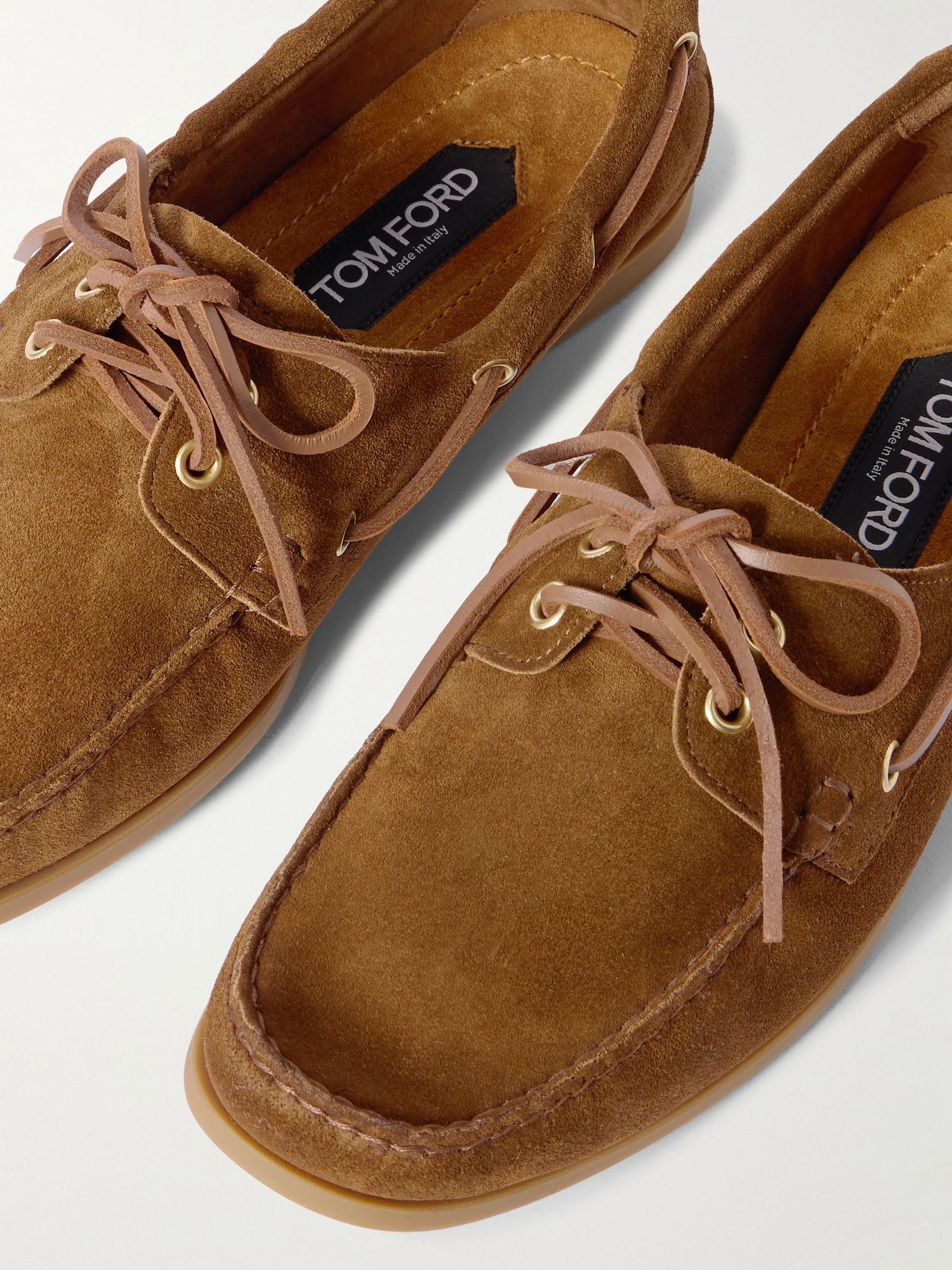 Robin Suede Boat Shoes Brown - 5