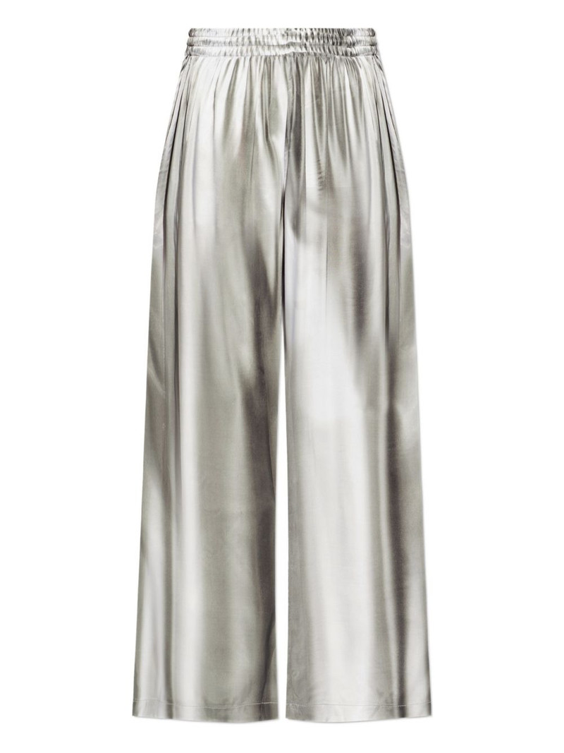 elasticated wide-leg trousers 1