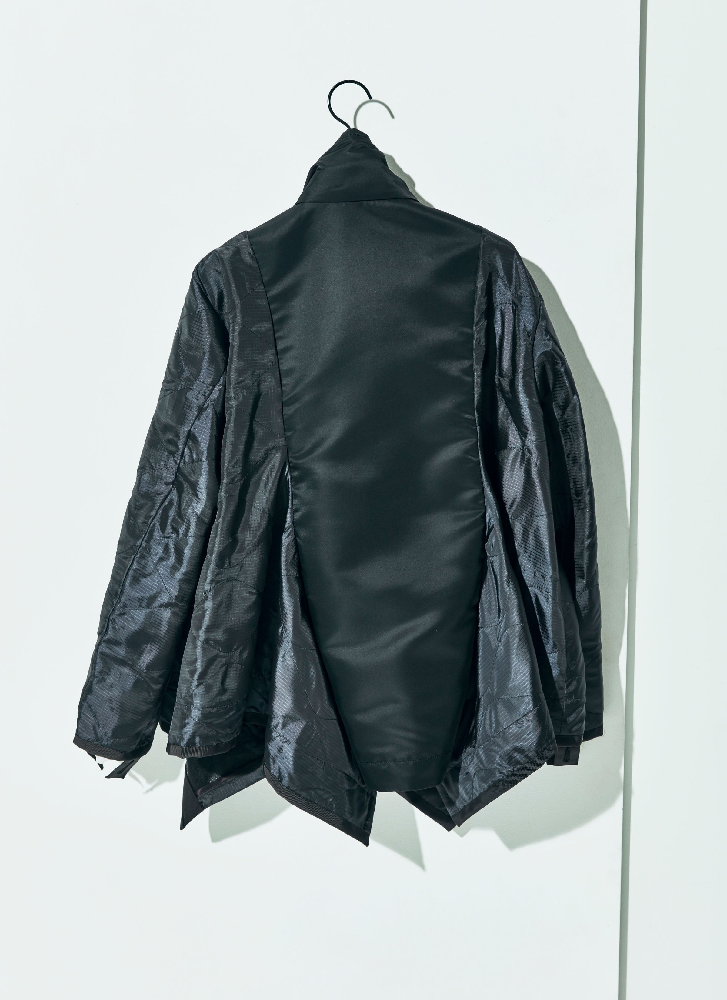 Nylon Twill Mix Coat - 5