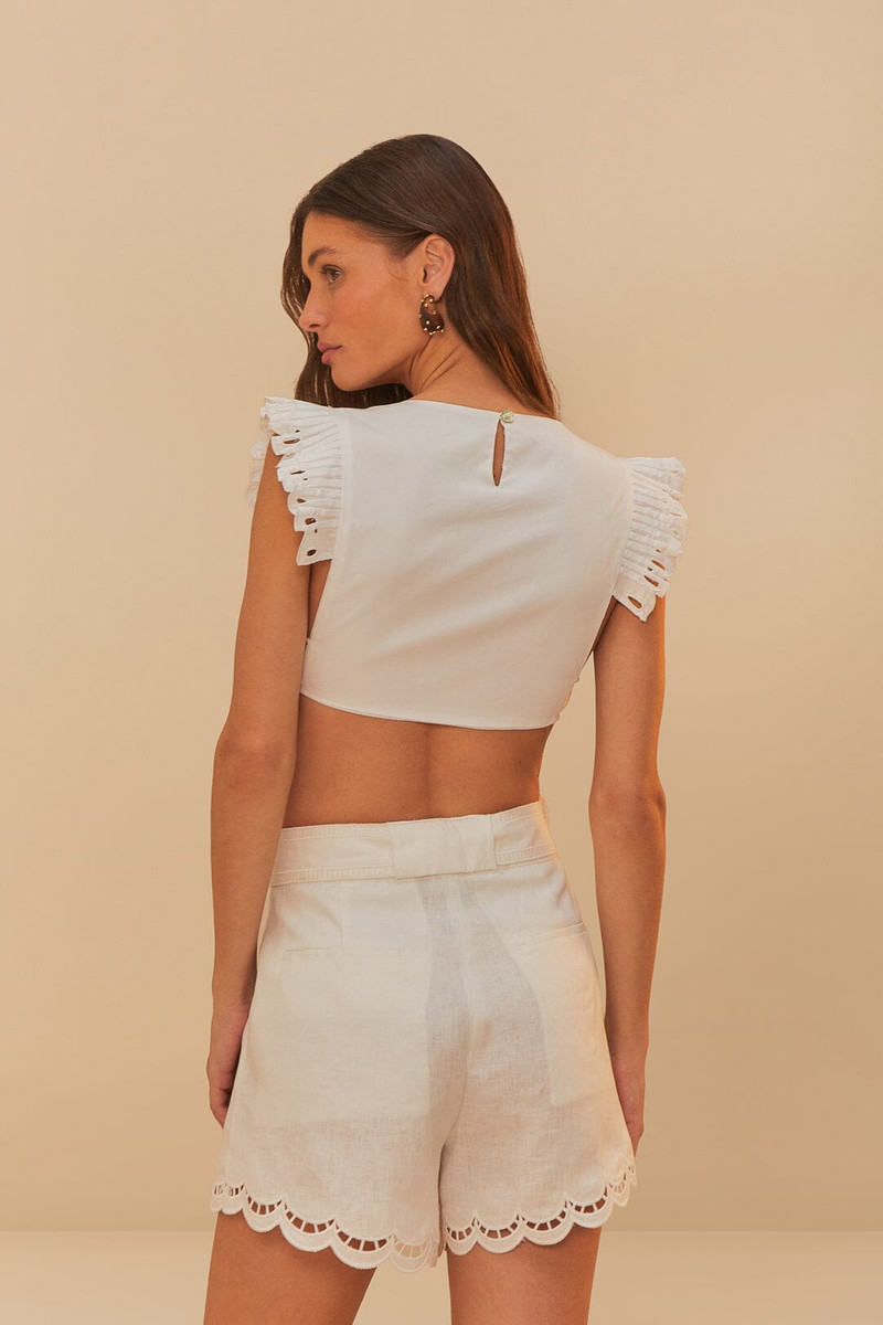 Off-White Butterfly Richelieu Blouse 4