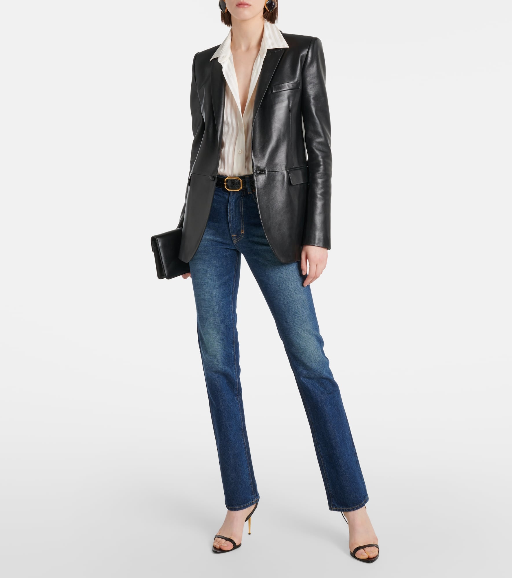 High-rise straight jeans - 2