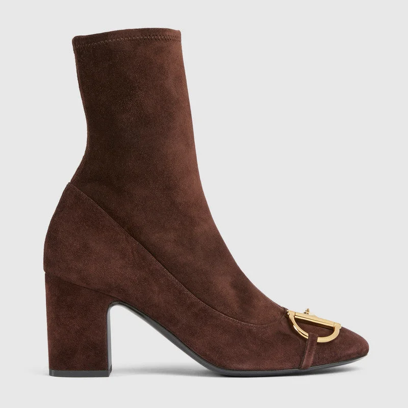 Gucci Half Horsebit Ankle Boots - 1