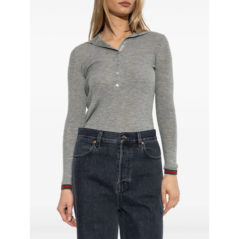Gucci Grey Tops - Polo Tops Women - 2