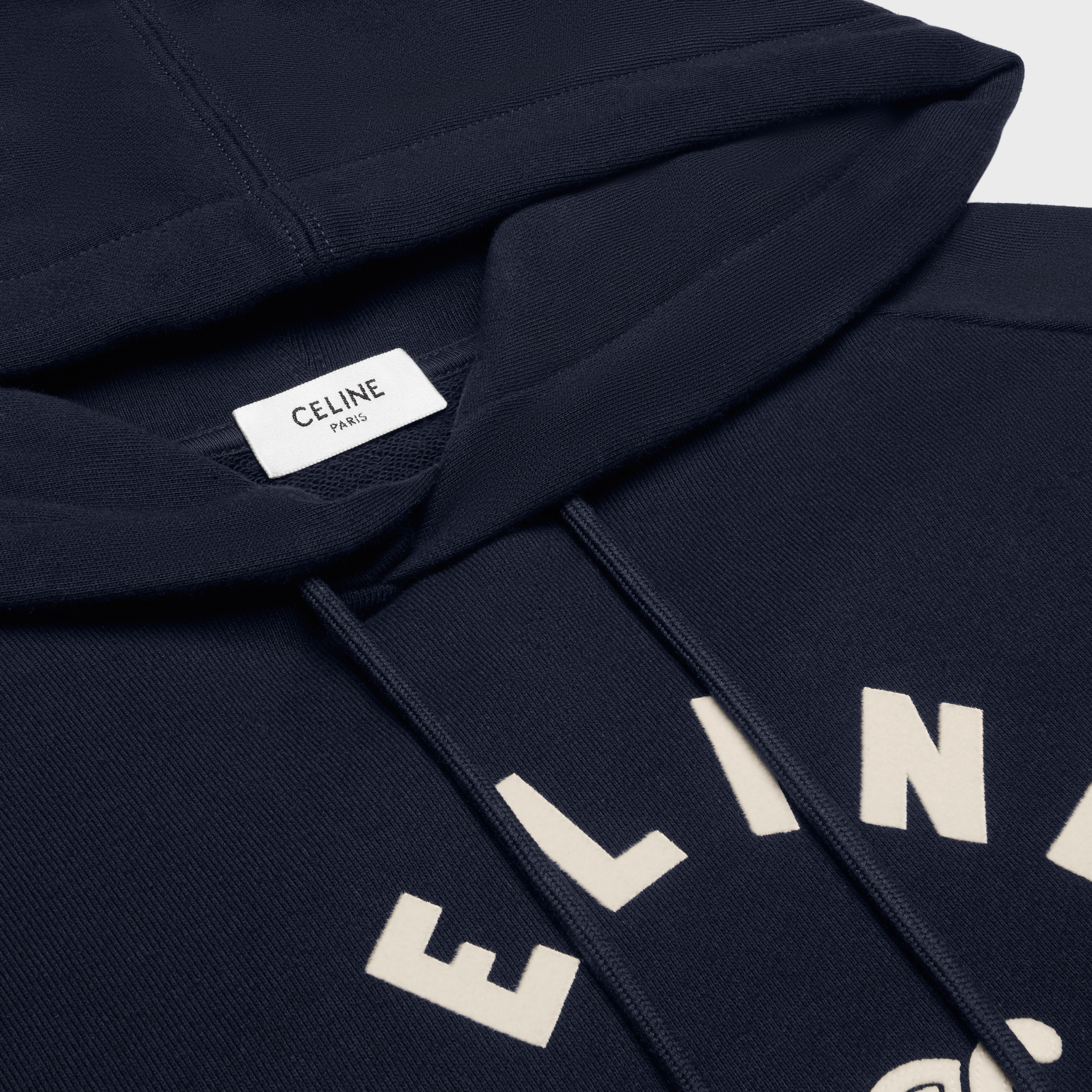 Celine Triomphe hoodie in cotton fleece - 3