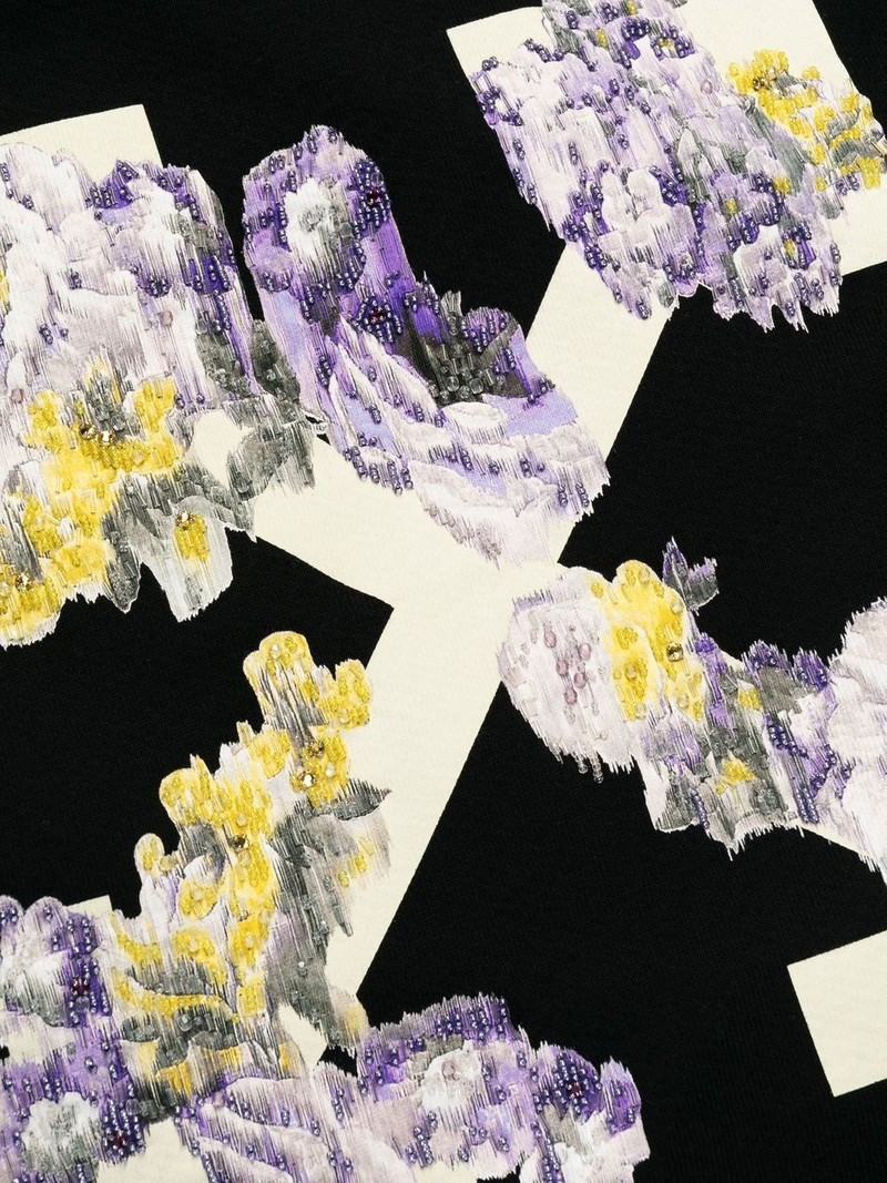 floral arrows T-shirt dress 7