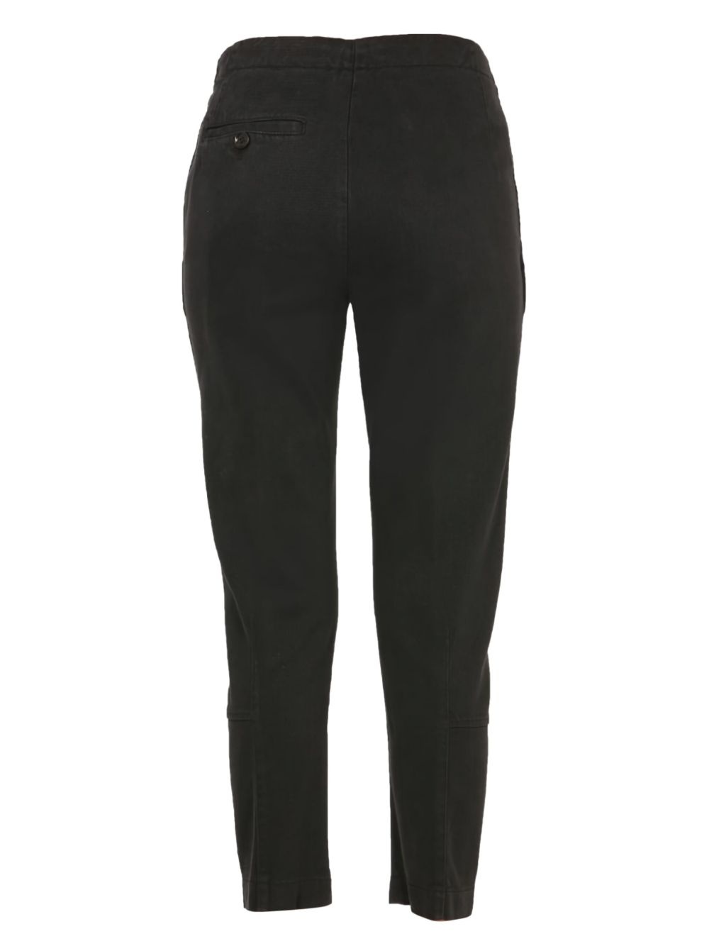 button-fastening cropped trousers - 3