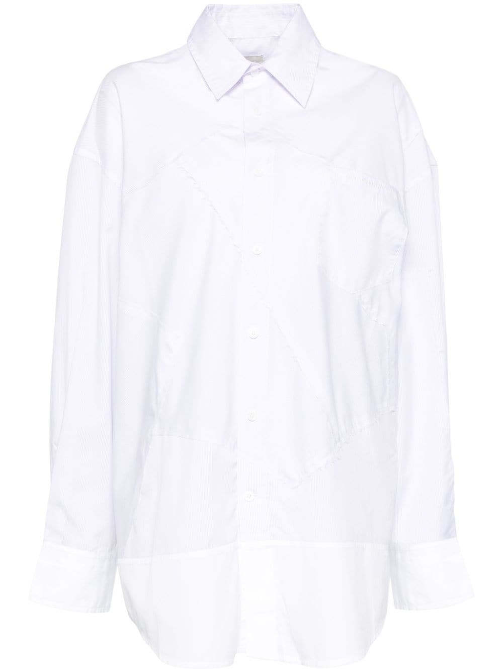 embroidered-logo shirt - 1