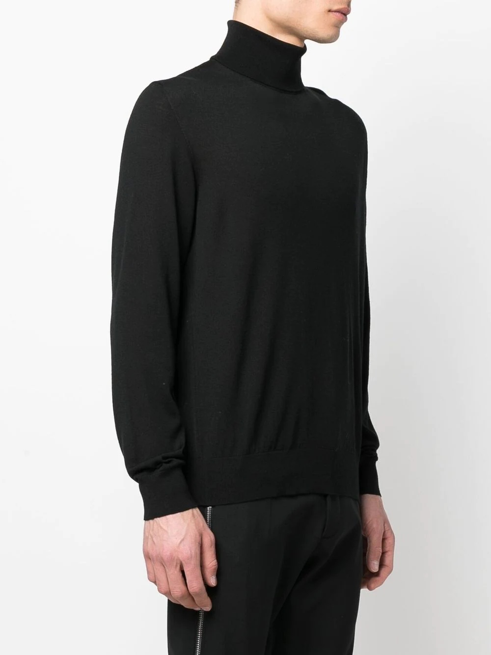 roll-neck wool jumper - 3