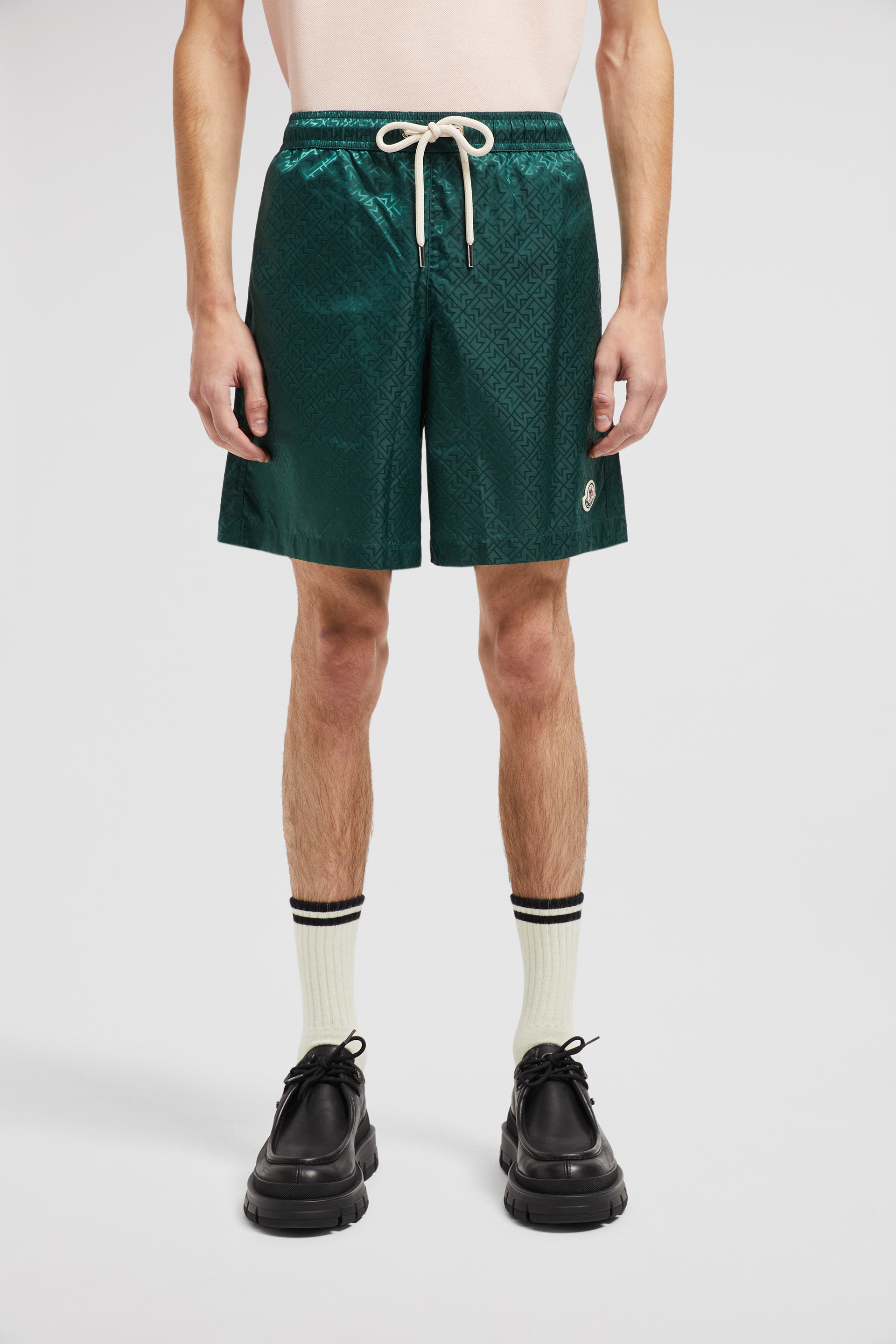 Monogram Jacquard Swim Shorts - 3