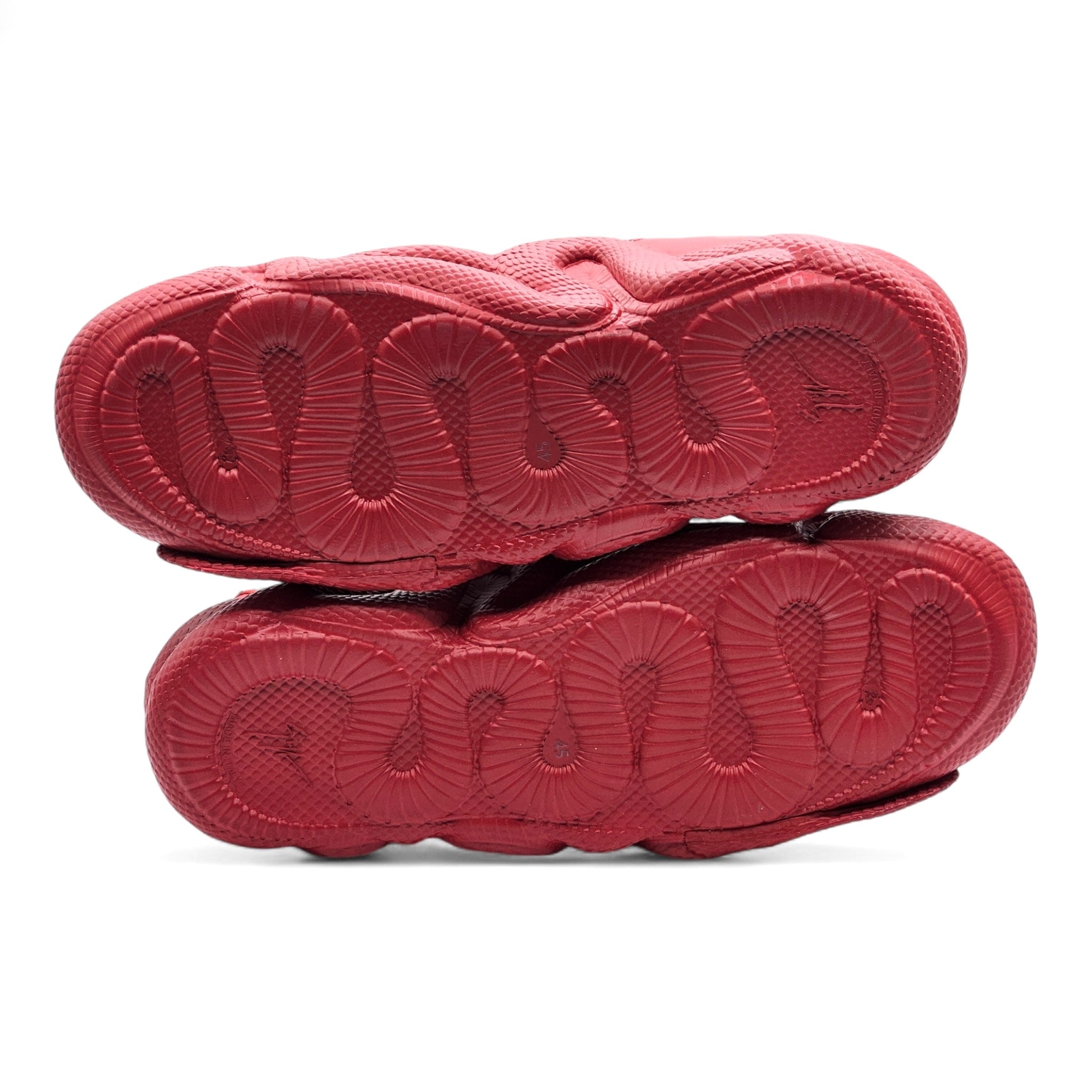 Giuseppe Zanotti Cobra Sneakers - Leather - Red - 45 - 4