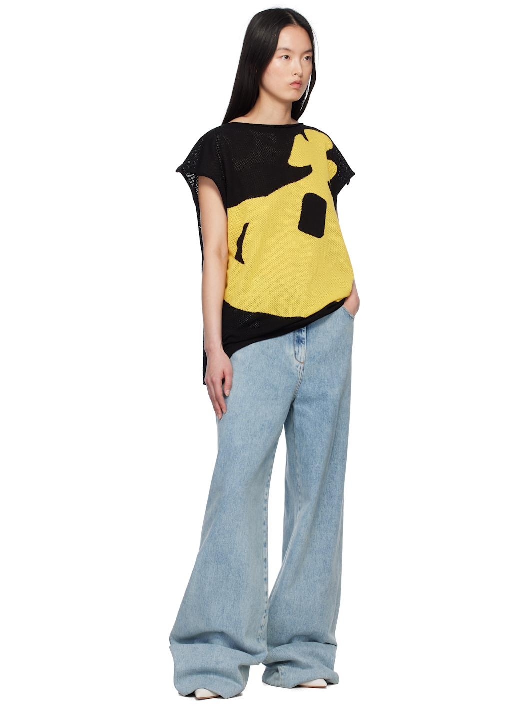Vivienne Westwood Intarsia Pixel Orb ビーチ トップ セール】BEACH TOP INTARSIA PIXEL ORB KNITTED INT（Tシャツ