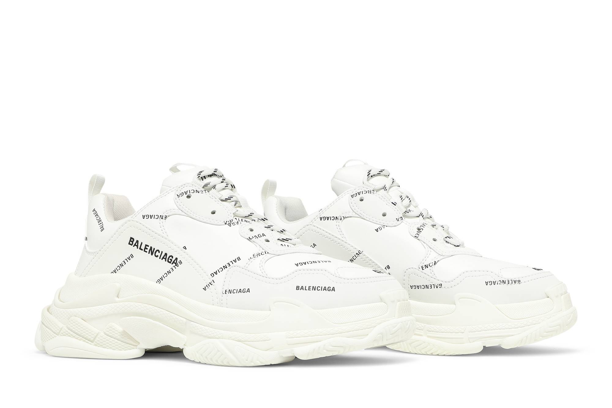 Balenciaga Triple S Sneaker 'Allover Logo - White' - 8