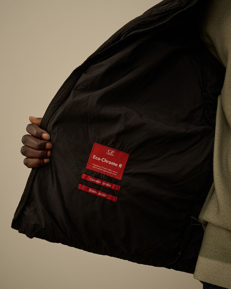 Eco-Chrome R Mixed Hooded Down Jacket 7