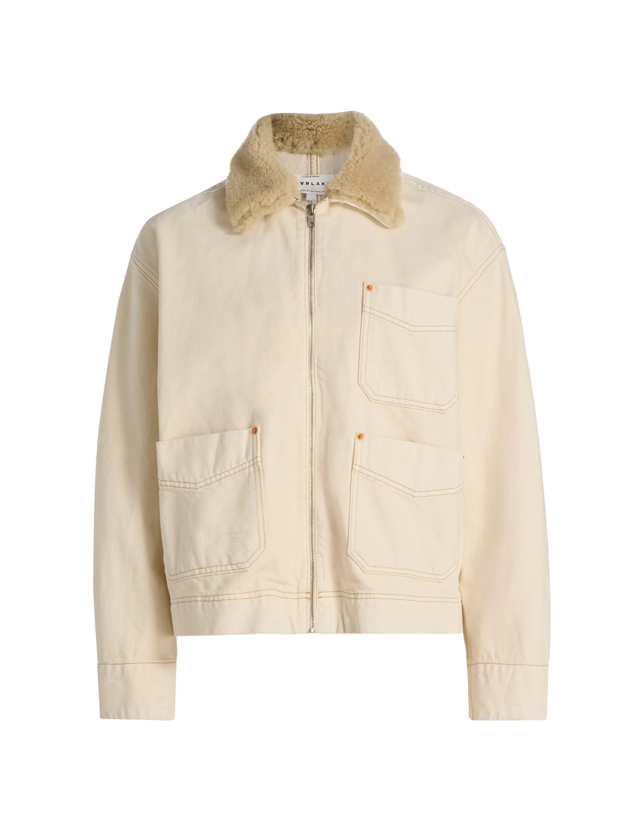 Women's Casey Square Workwear Jacket - Winter Ecru - 1