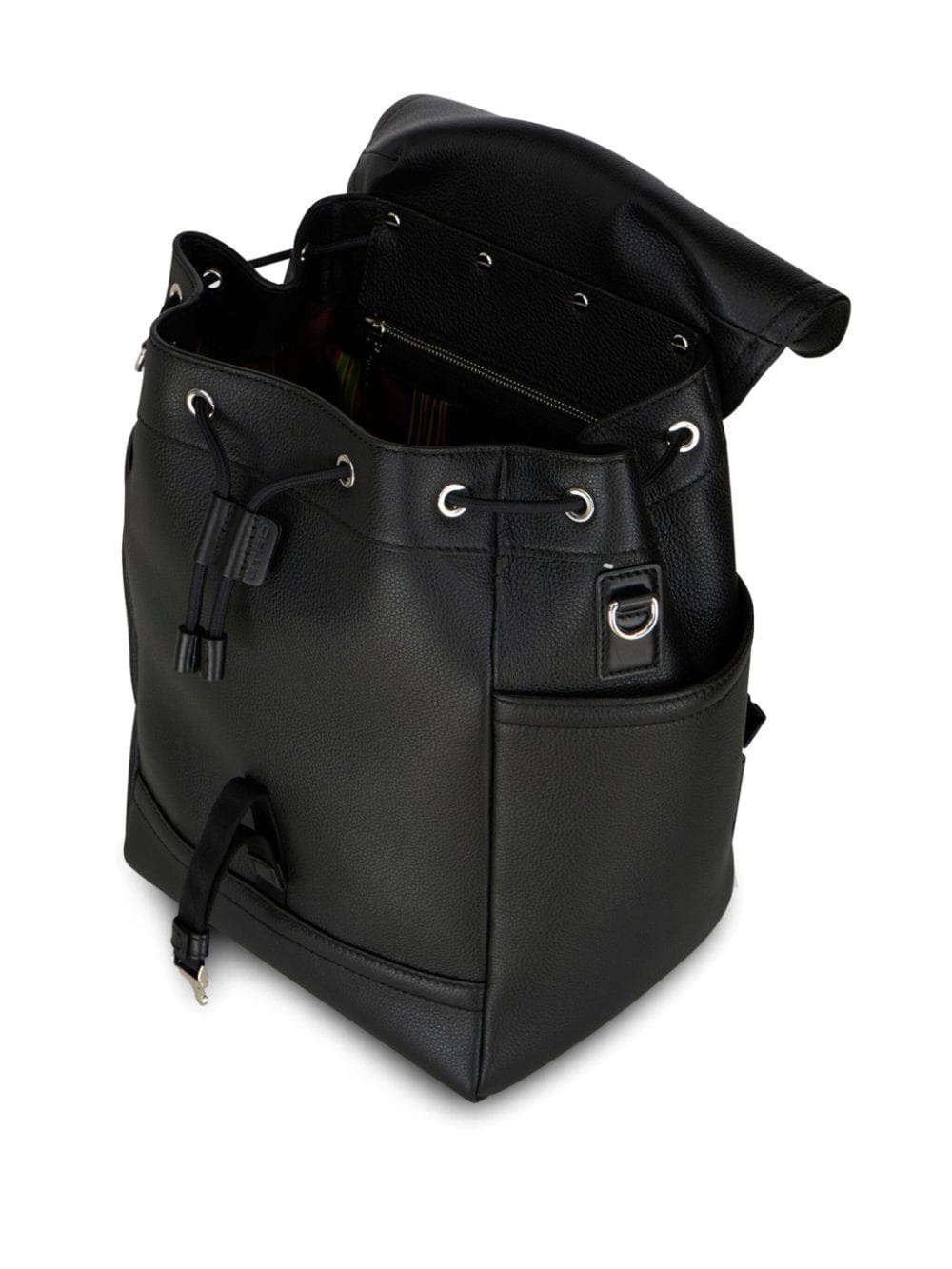 medium Pegaso leather backpack - 4