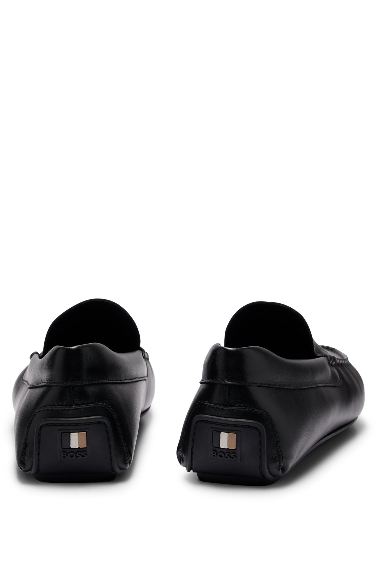 NAPPA-LEATHER MOCCASINS WITH DRIVER SOLE AND FULL LINING - 5