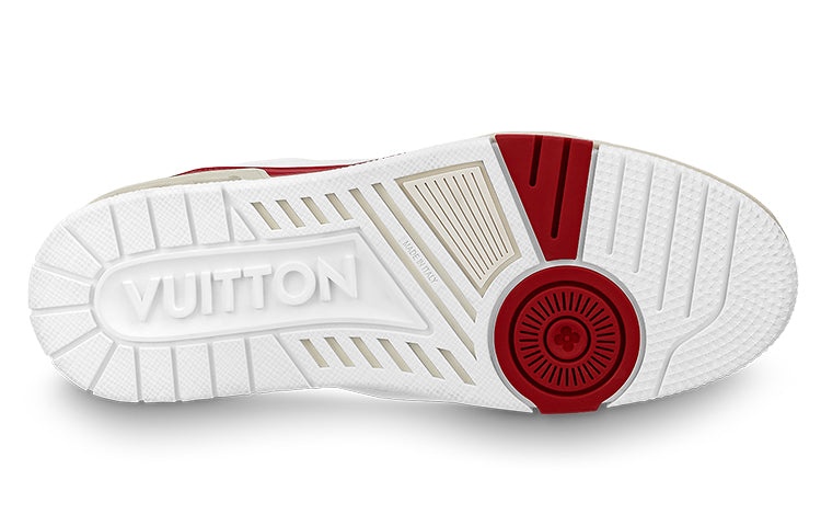 LOUIS VUITTON Trainers 'White Red' 1A8ZPR - 4