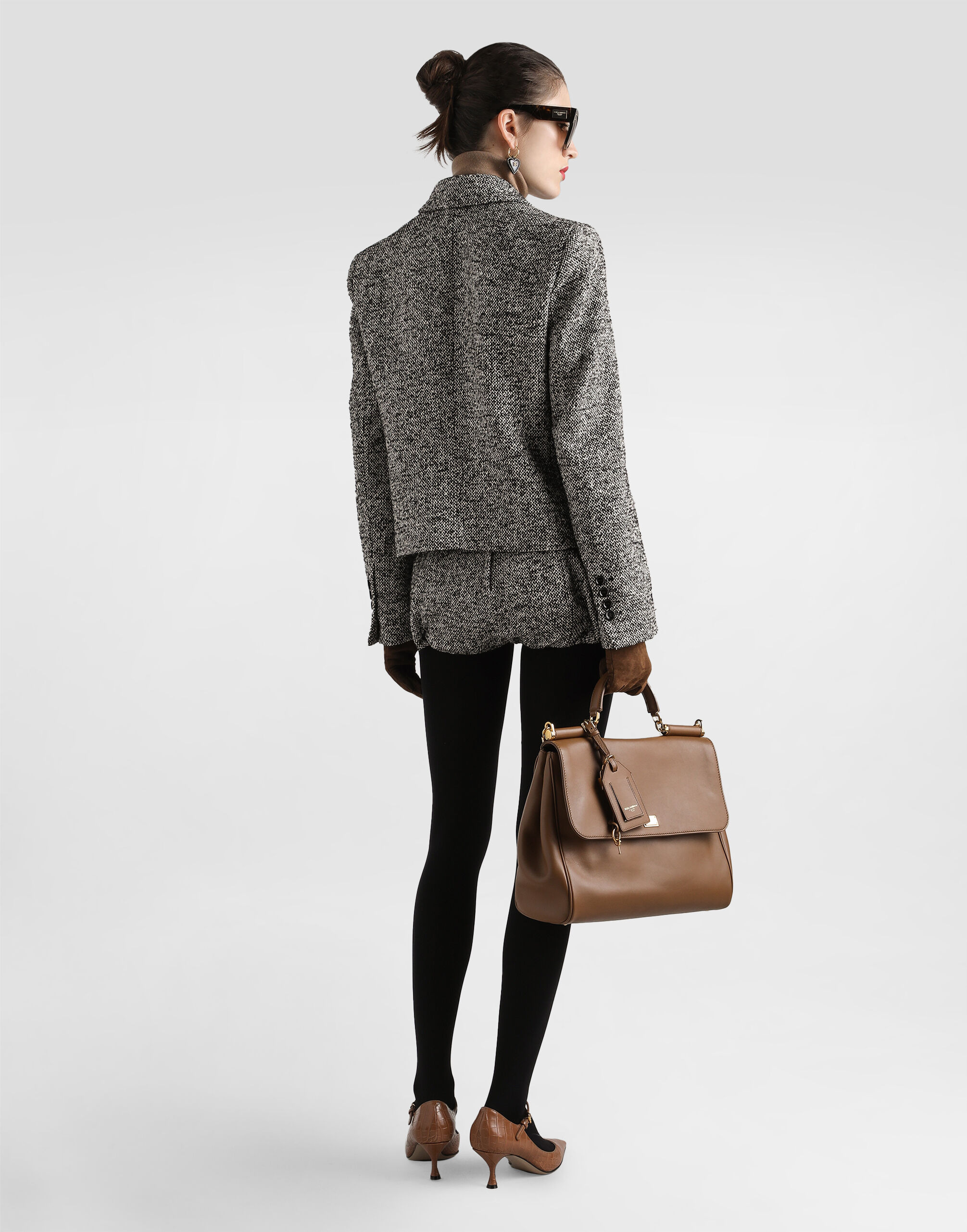 Dotted wool blend jacket - 3