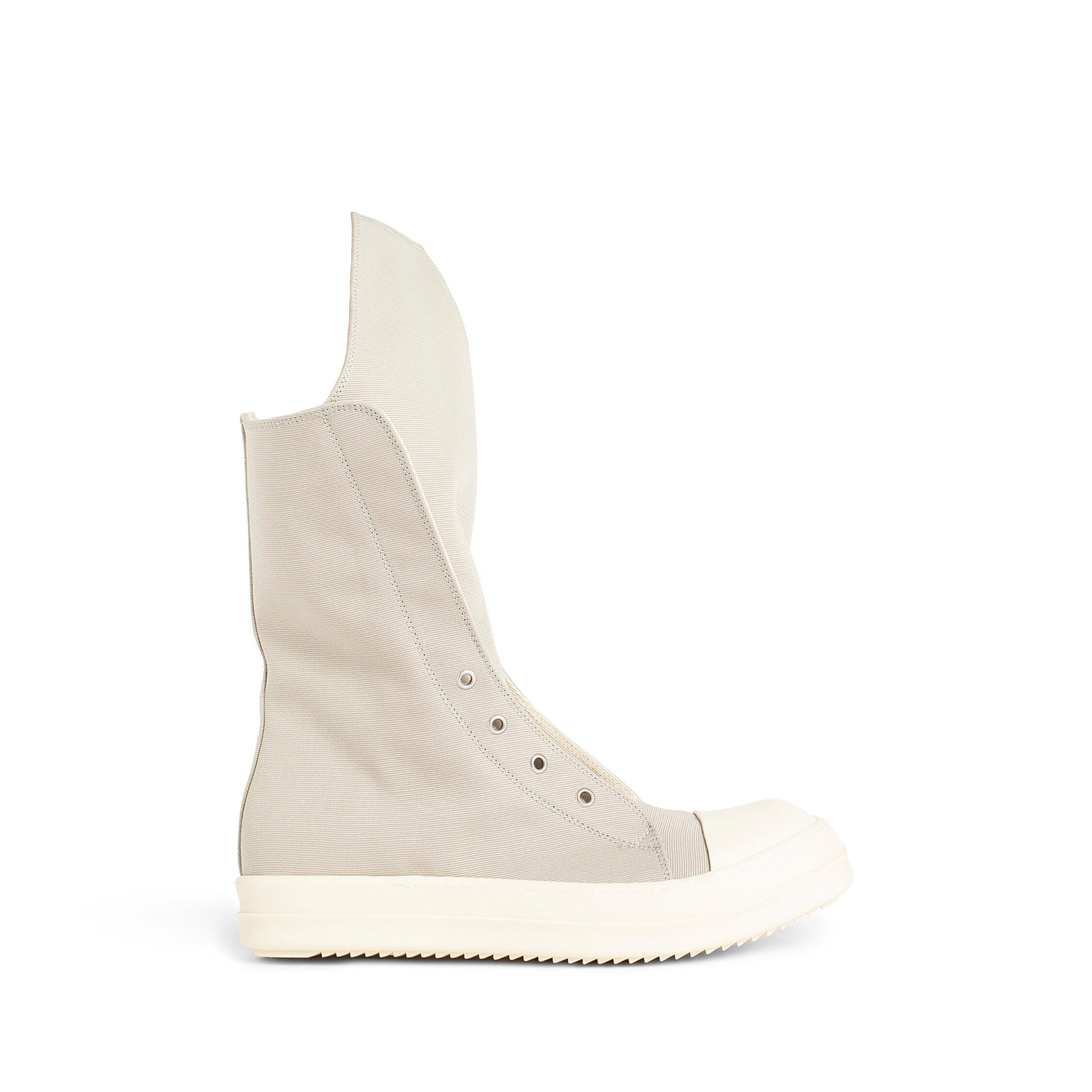 RICK OWENS MAN BEIGE BOOTS - 6