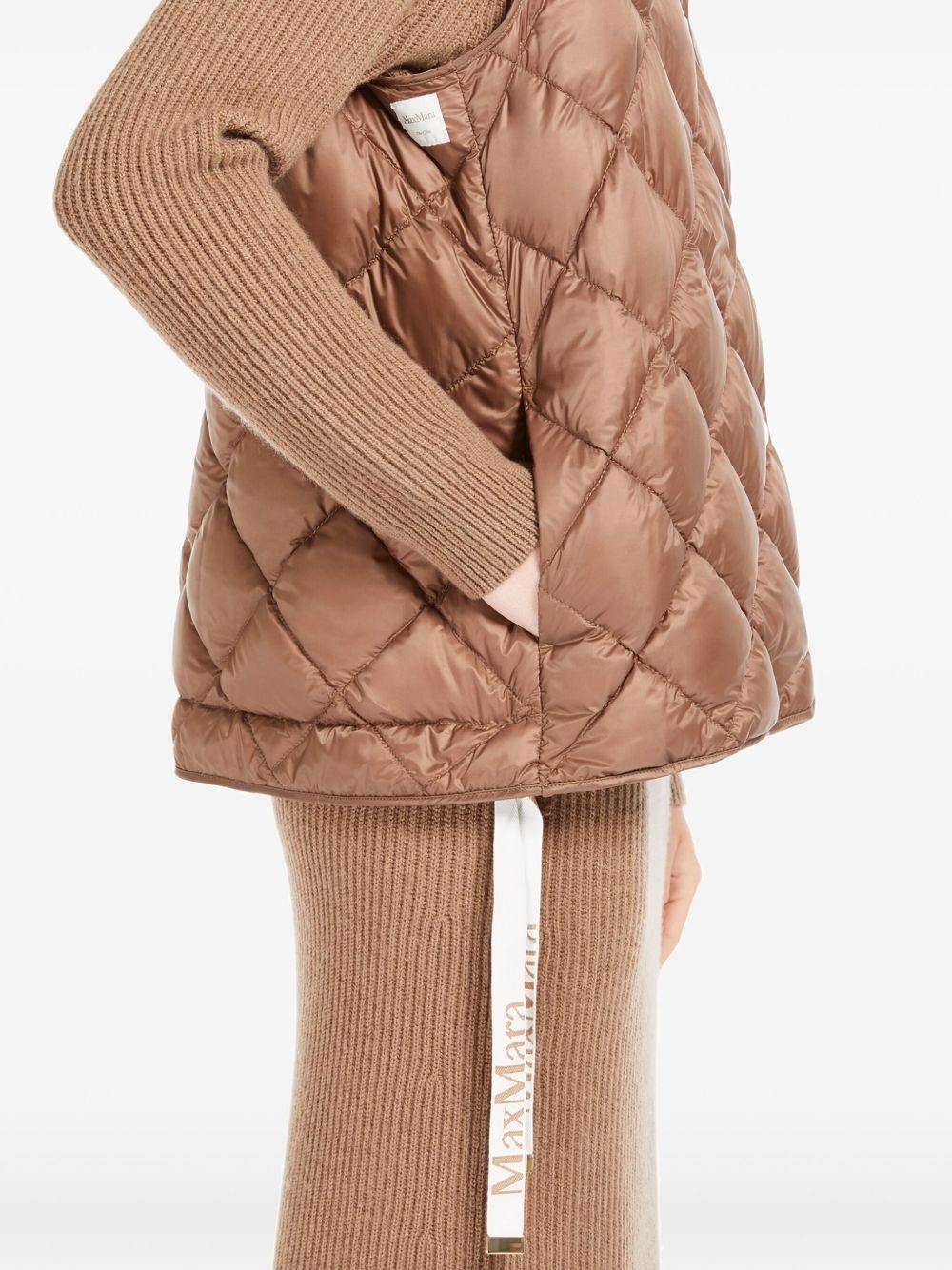 Trefa quilted gilet - 5