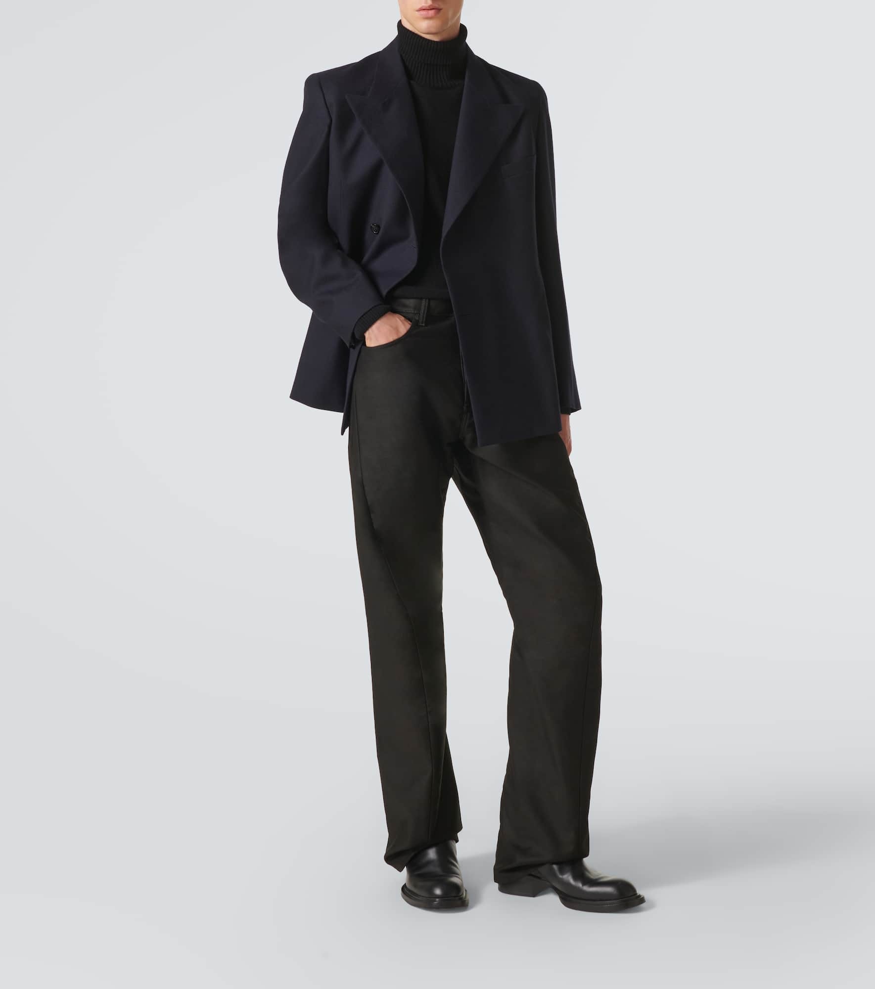 Cotton straight pants - 2