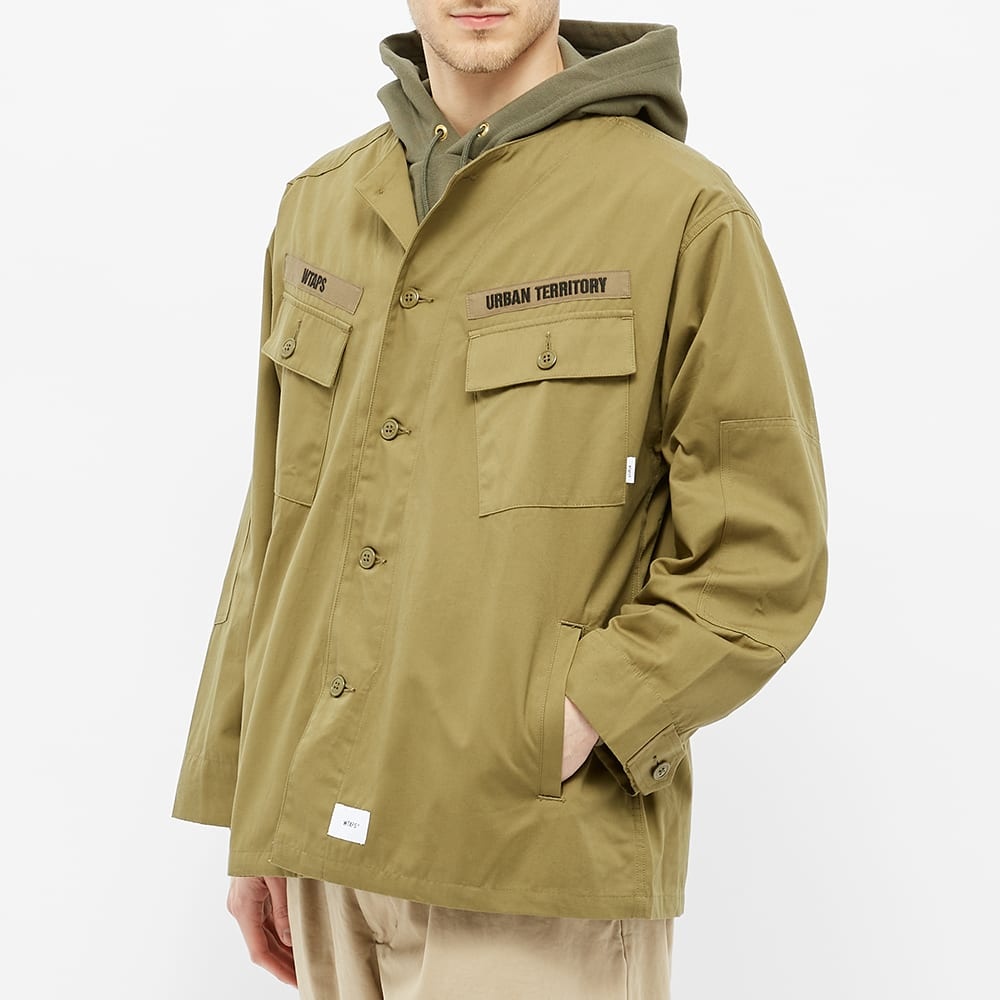 WTAPS Collarless Scout Shirt - 4