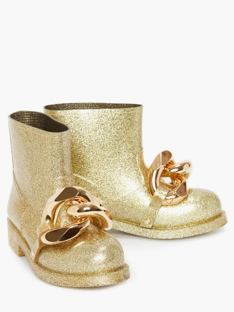 JW Anderson WOMEN'S CHAIN RUBBER BOOT outlook