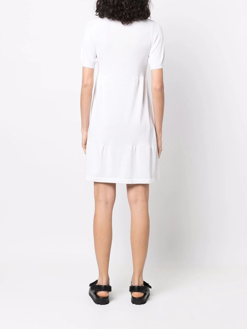 logo-print T-shirt dress - 4