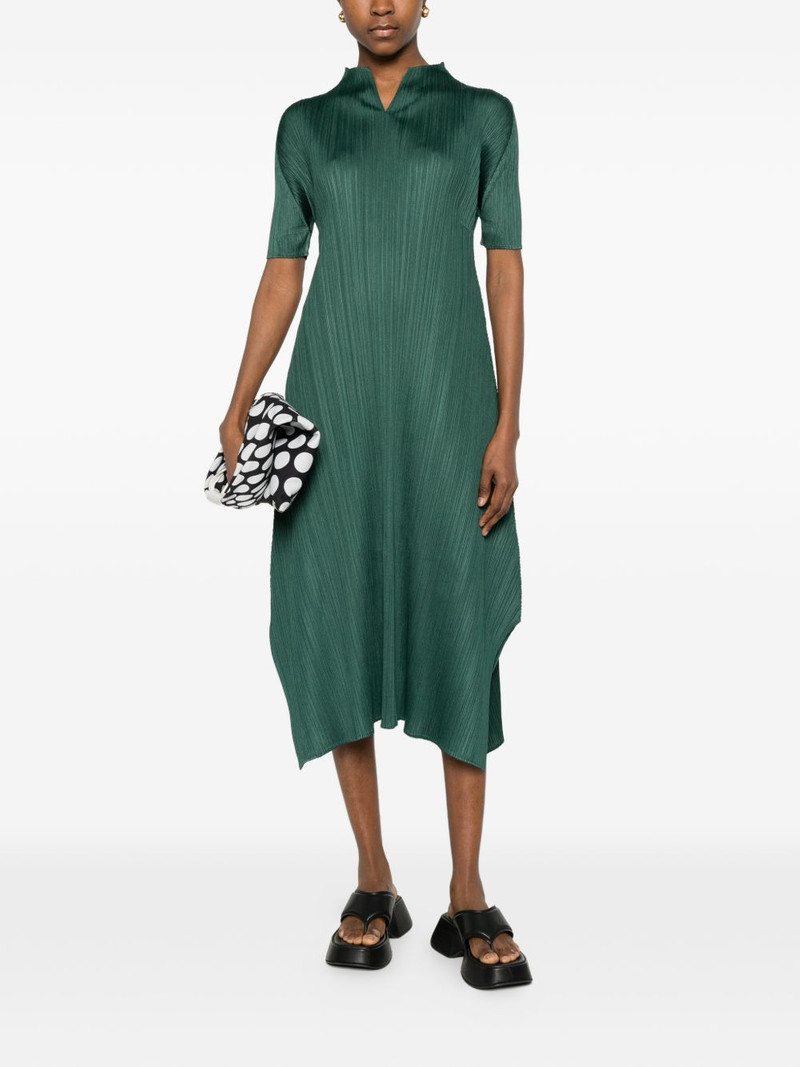 Pleats Please Issey Miyake March pleated midi dress outlook