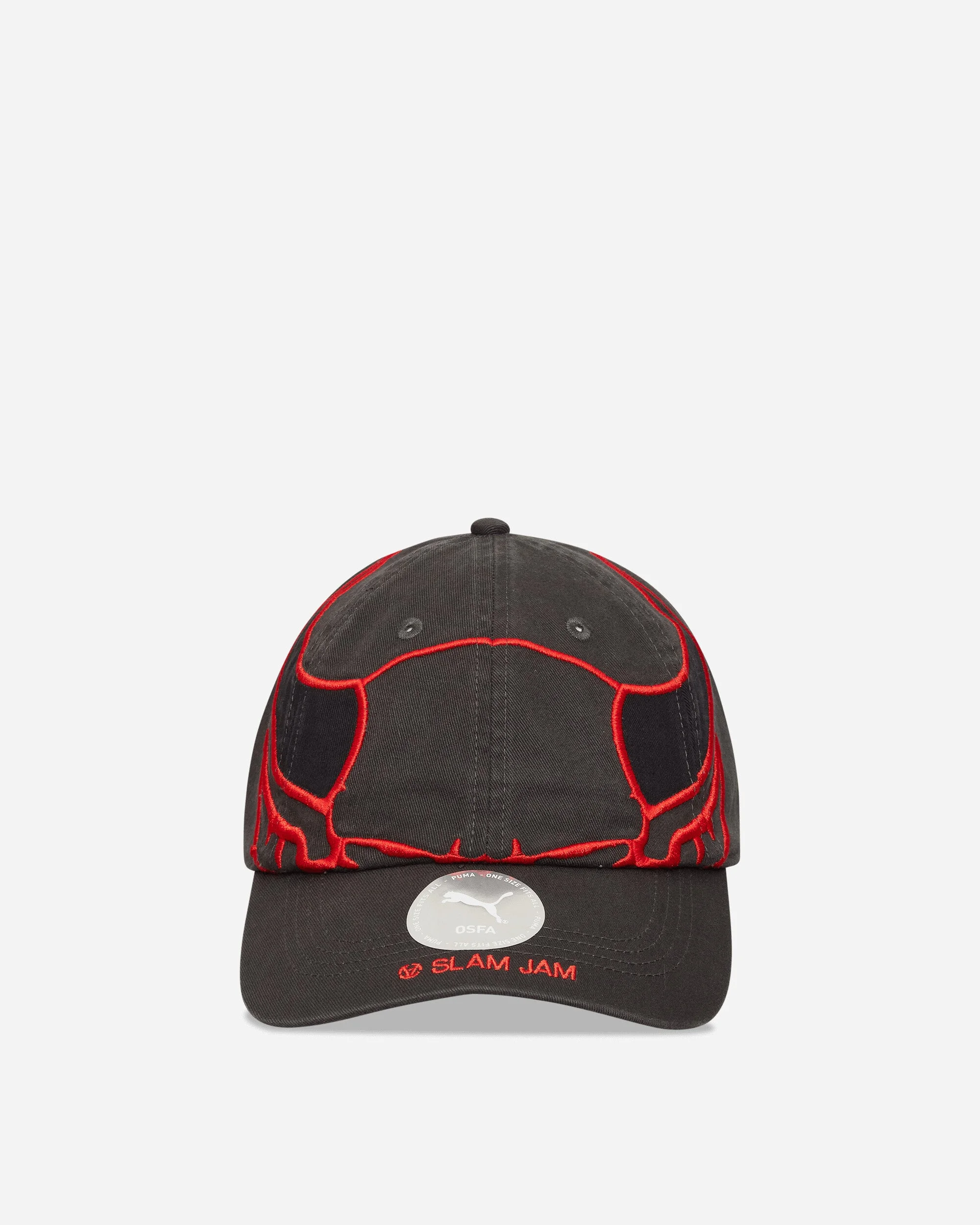 AC Milan x Slam Jam Cap Black / For All Time Red - 1