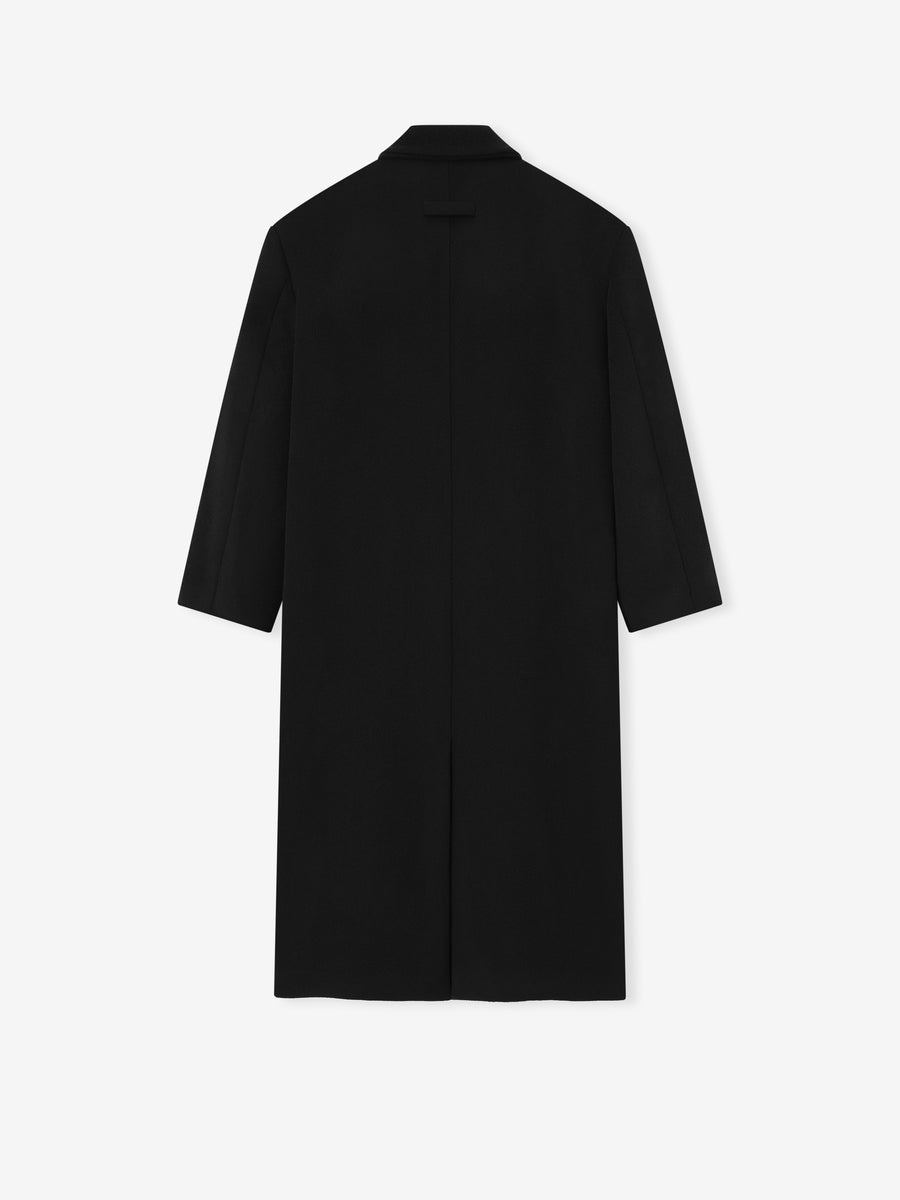 Melton Wool Relaxed Coat - 4