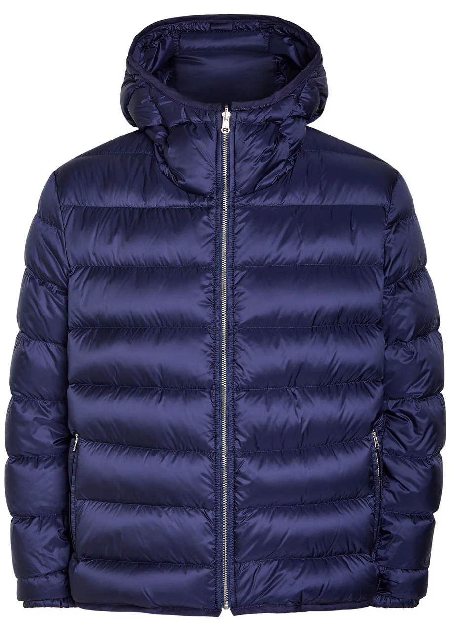 Ten C Padded Hooded Nylon Jacket - 1